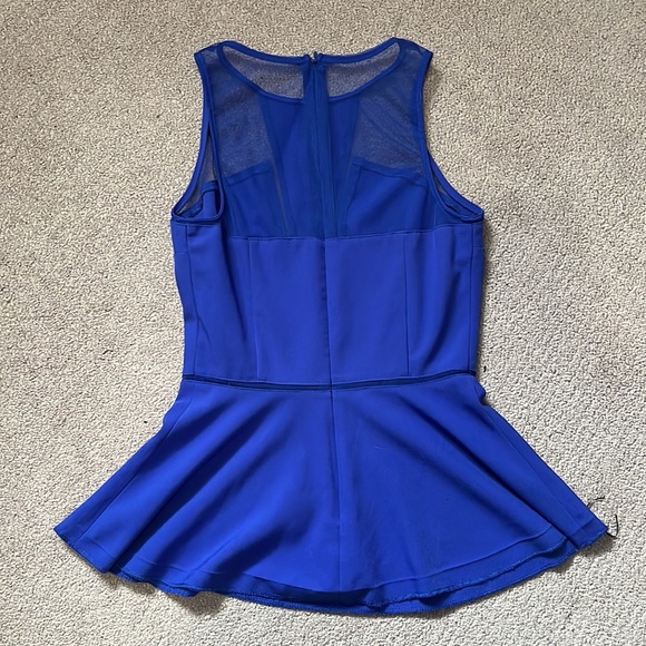 Dynamite Blue Dress Shirt with Mesh - Picture 2 of 2